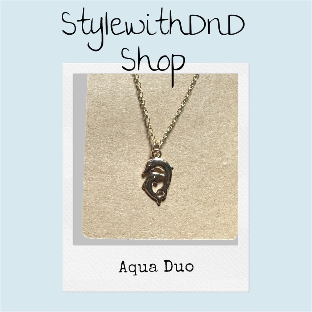 Silver Dolphin Pendant Necklace